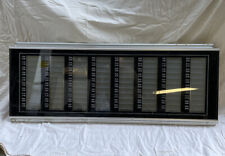 NSM PRESTIGE SELECTION BOARD MUSIC GLASS FRONT SONGS JUKEBOX PARTS picture