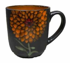 Large Coffee Cup Mug Pretty Gardenia Flower Orange Gibson New picture