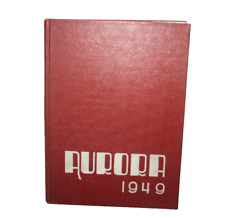 Vintage Yearbook Aurora Union High School Grand Rapids Michigan 1949 Red Cover picture