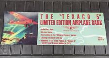 Texaco Promo Gas Station Sign Airplane Bank Diecast Bank picture