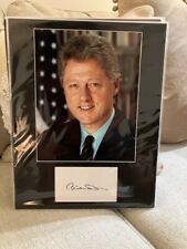 Autographed 11 x 14 Bill Clinton Display WOW U.S President Signed Authentic picture