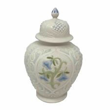 Vintage Cybis Porcelain Moriage Ginger Jar Bluebell Flower picture