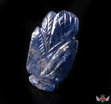 8.23CT. NATURAL BLUE  SAPPHIRE CARVING - BURMA picture