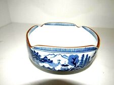 Vintage Chinese Blue & White Porcelain Hand Painted Square Bowl 6