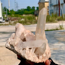 446G A+++Large Natural white Crystal Himalayan quartz cluster /mineralsls picture