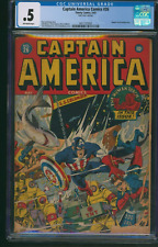 Captain America Comics #26 CGC .5 Timely Comics 1943 Human Torch picture