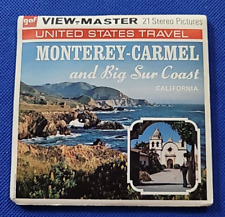 GAF A205 Monterey Carmel & Big Sur Coast California view-master 3 Reels Packet picture