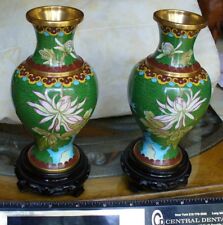 REDUCED    VINTAGE MIRRORRED cloisone Vase set 7+