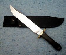 CUSTOM HANDMADE 17 Inches D2 STEEL BLADE HUNTING SURVIVAL BOWIE KNIFE & SHEATH picture