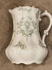 Maddocks Works Lamberton Royal Porcelain, Pitcher 7 inches Gold Edged Numbered picture
