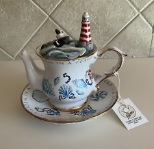 Vtg Swineside Teapottery Ceramic 