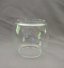 Vintage Dietz Clear Glass Replacement Lantern Globe Shade 3