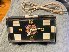GE Peter Max Checkerboard Snooze-Alarm Clock 1968 Rare Works Nice Cond. picture
