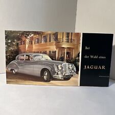 1950s JAGUAR “Bei der Wahl Eines” XK 150 Roadster & MK IX Limo Catalog Brochure picture