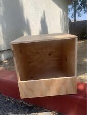 Wooden Chicken  Single Nesting Egg Boxes 12”x12”x12” picture