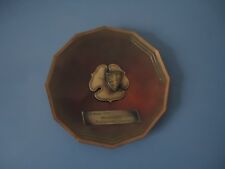 OLD VINTAGE GERMANY METAL BRASS OR COPPER PLAQUE FESTSCHEIBE LIMMER 1972 s picture