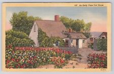 An Early Cape Cod House Massachusetts Postcard - B5 picture