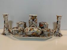 Antique S. Hancock Royal Porcelain “Rosetta” Dresser Set picture