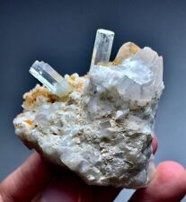 Aquamarine Crystal Twin Crystals Specimen From Skardu Pakistan 420 Carat picture