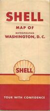 1946 SHELL OIL Road Map WASHINGTON DC Embassies Legations Alexandria Georgetown picture