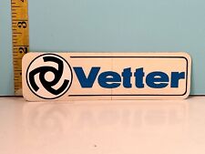 VETTER AUTOMOBILE-MOTORCYCLE VINTAGE DRAG RACING STICKER picture