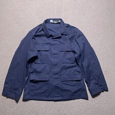 Proper Coat Adult Medium Blue Combat Collared Pockets picture