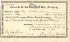 Rancocus Steam Boat Co. - Stock Certificate - Shipping Stocks picture