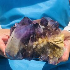 4.22LB Natural Amethyst Cluster Purple Quartz Crystal Rare Mineral Specimen 715 picture