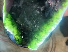  Wyoming JADE Rare Old Stock GREEN/BLACK Cut NEPHRITE Jade (101 grams) picture