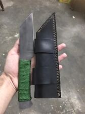 Vikings Custom handmade beautiful seax knife, With leather Sheath Cover picture