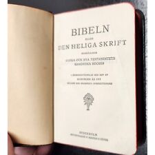 Swedish Language Family Bible (Bibeln -Den Heliga Skrift) Pub 1917 & Slipcover picture