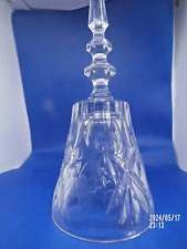 pre own glass bell,7.5 inches tall,can't tell if it is crystal. picture