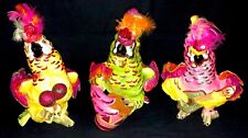 Katherines Collection HARD TO GET Cockatoo Parrots Samba Band Figures NEW picture