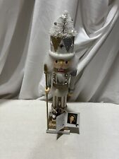 Holly Adler Hollywood Nutcracker - 17” Christmas Nutcracker Soldier White (NWT) picture