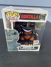 Funko Pop Movies Godzilla Burning GTS Exclusive #239 Box Light Wear READ picture