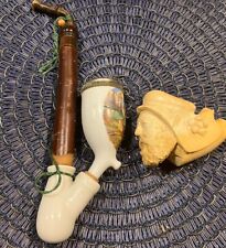 Collection of Two Rare Vintage Estate Pipes picture