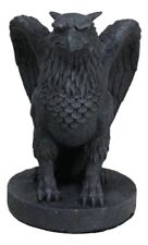  Mythical Winged Griffon Griffin Eagle Lion Gargoyle Statue Faux Stone Resin  picture
