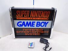 Super Nintendo/Game Boy/ NES LED Store/Rec Room Display light up SIGN picture