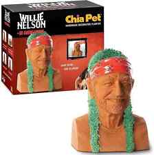 Willie Nelson “An American Icon” Chia Pet Decorative Pottery Planter - NIB picture