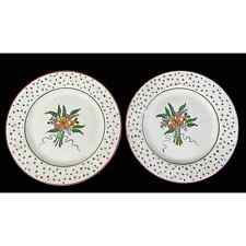 Kate Williams for sweet Nellie Designs dinner plates. Set of two. Deruta Italy. picture