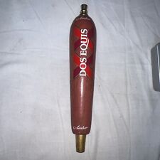 Vintage Dos Equis Amber  beer tap handle Collectible display bar man cave pub picture