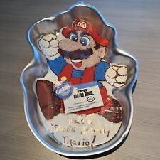 1989 Wilton SUPER MARIO BROS. Nintendo Party Character CAKE PAN Mold #2105-2989 picture