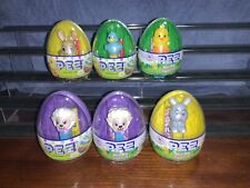 Pez Mini Easter Egg Lot of 6- One Dupe- Excellent Condition picture