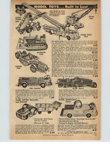 1956 PAPER AD Doepke Model Toys Euclid Bottom Dump Truck Caterpillar Loader picture