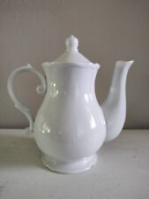 White Porcelain Teapot /Coffee Pot 30 oz picture