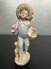 VINTAGE UCAGCO CHINA MADE IN JAPAN BOY GOING FISHING FIGURINE 7