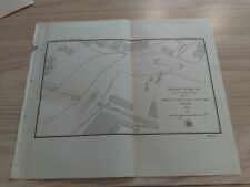1897 Chicago River Channel Draw Western Ave.C&NW RR Bridge Illinois Diagram Map  picture