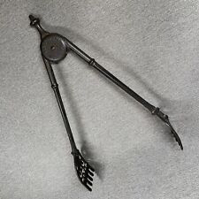 Vintage Cast Iron Log Tongs Stamped R.H.C.O. Reading PA Patent Nov 14, 1876 picture