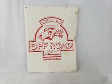 1989 Ironman Ivan Stewart's Super Off Road Arcade Operation Instruction Manual picture