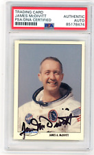 James McDivitt Signed 1990 Space Shots Card #108- NASA Astronaut Portrait- PSA picture